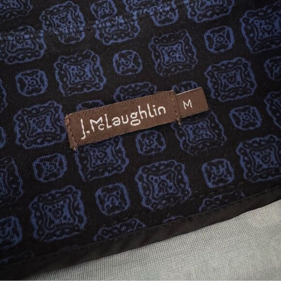 J. McLaughlin Bedford Dress 1/2 Zip Bainbridge Malkata Print Size M - Picture 7 of 9